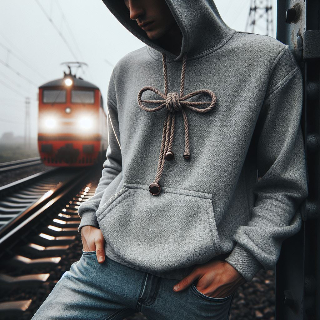 Elevate Your Casual Style with Creative Hoodie String Tying Techniques 4 - blackandwhitehoodie.com