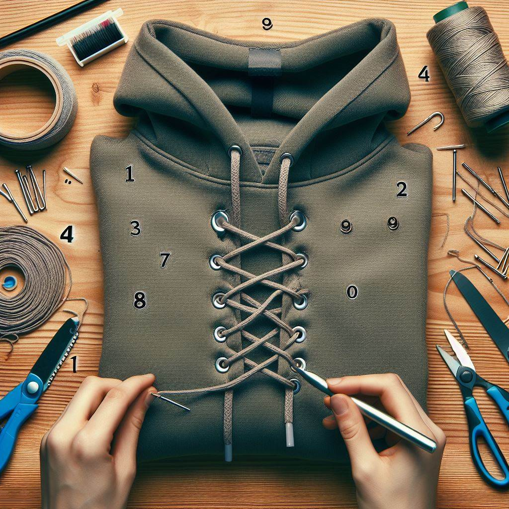 How to restring a hoodie? Tips, Tricks, and Creative Ideas 3 - blackandwhitehoodie.com
