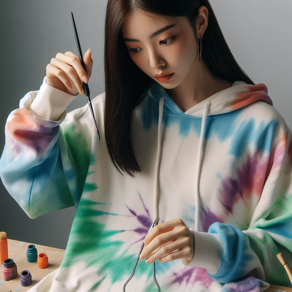 How to Tie Dye a Hoodie: A Step-by-Step Guide for Beginners 2 - blackandwhitehoodie.com