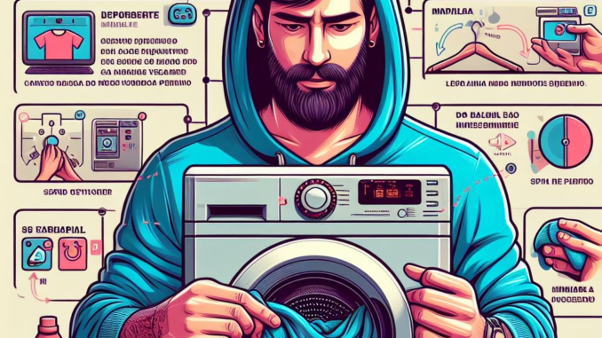 How to Wash a Hoodie in a Washing Machine: Keeping It Soft and Fluffy 1 - blackandwhitehoodie.com
