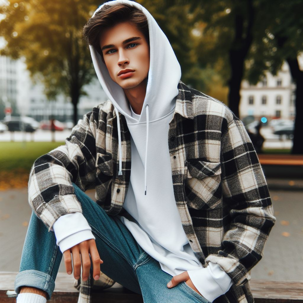 How to wear a Flannel with a Hoodie? Your Ultimate Guide 4 - blackandwhitehoodie.com