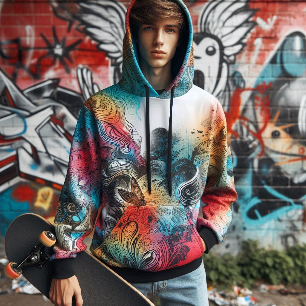 Graphic Hoodies: Blend of Style 3 - blackandwhitehoodie.com