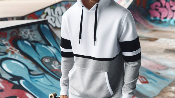 Sporty Hoodie: Athletic Fashion 2 - blackandwhitehoodie.com